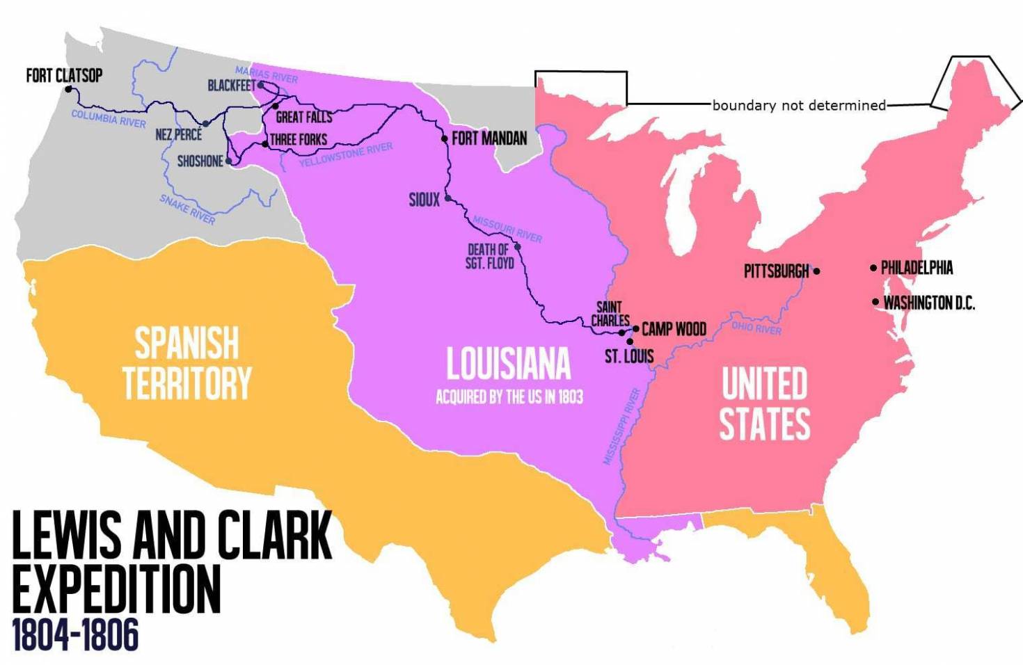 Lewis and Clark Route