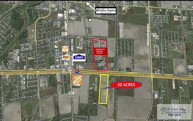20 Acres of Commercial Land for Sale in Harlingen, Texas