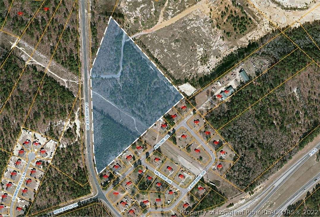 16.6 Acres of Commercial Land for Sale in Fayetteville, North Carolina
