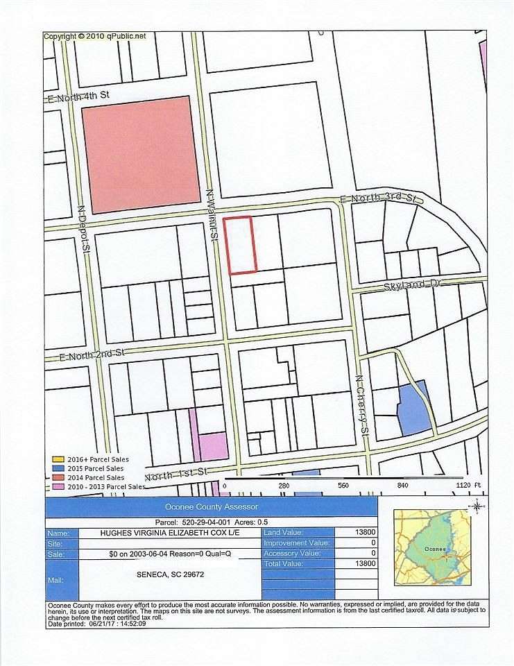 0.5 Acres of Land for Sale in Seneca, South Carolina