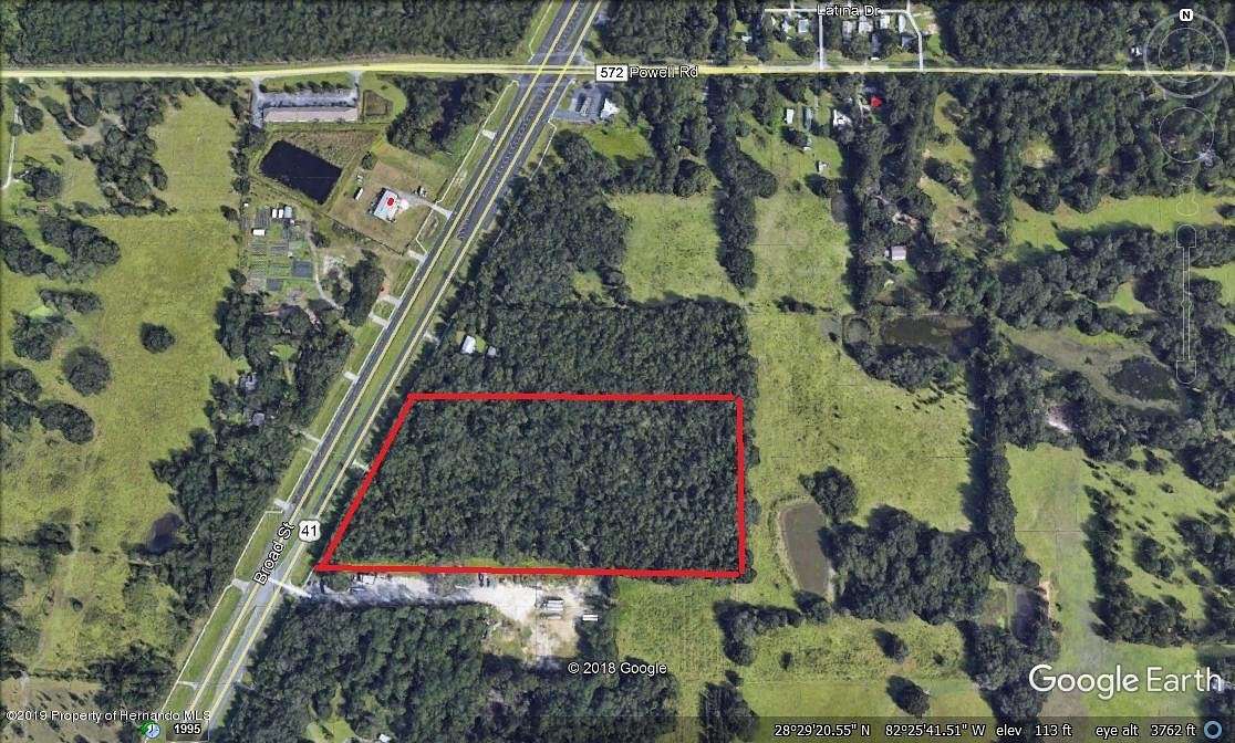 16.5 Acres of Land for Sale in Brooksville, Florida