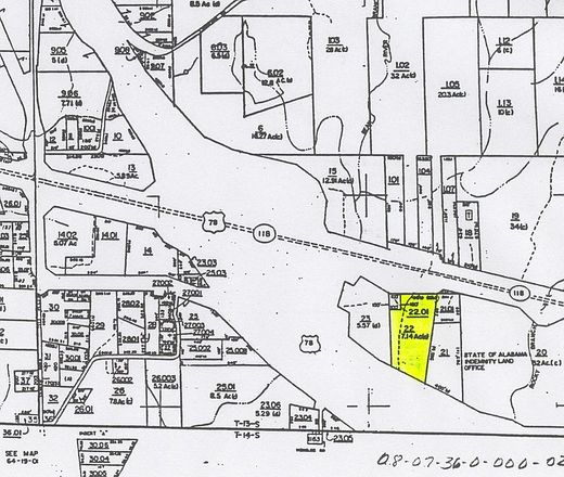7.1 Acres of Land for Sale in Carbon Hill, Alabama