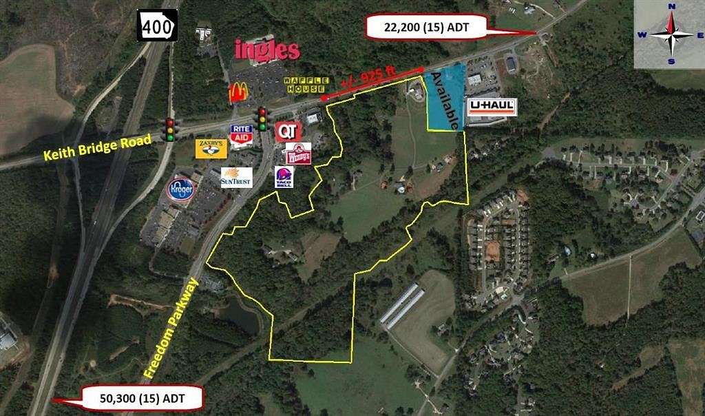 69 Acres of Improved Land for Sale in Cumming, Georgia