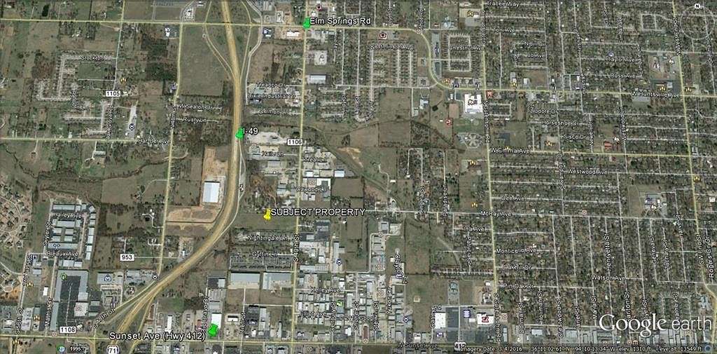 9.27 Acres of Commercial Land for Sale in Springdale, Arkansas