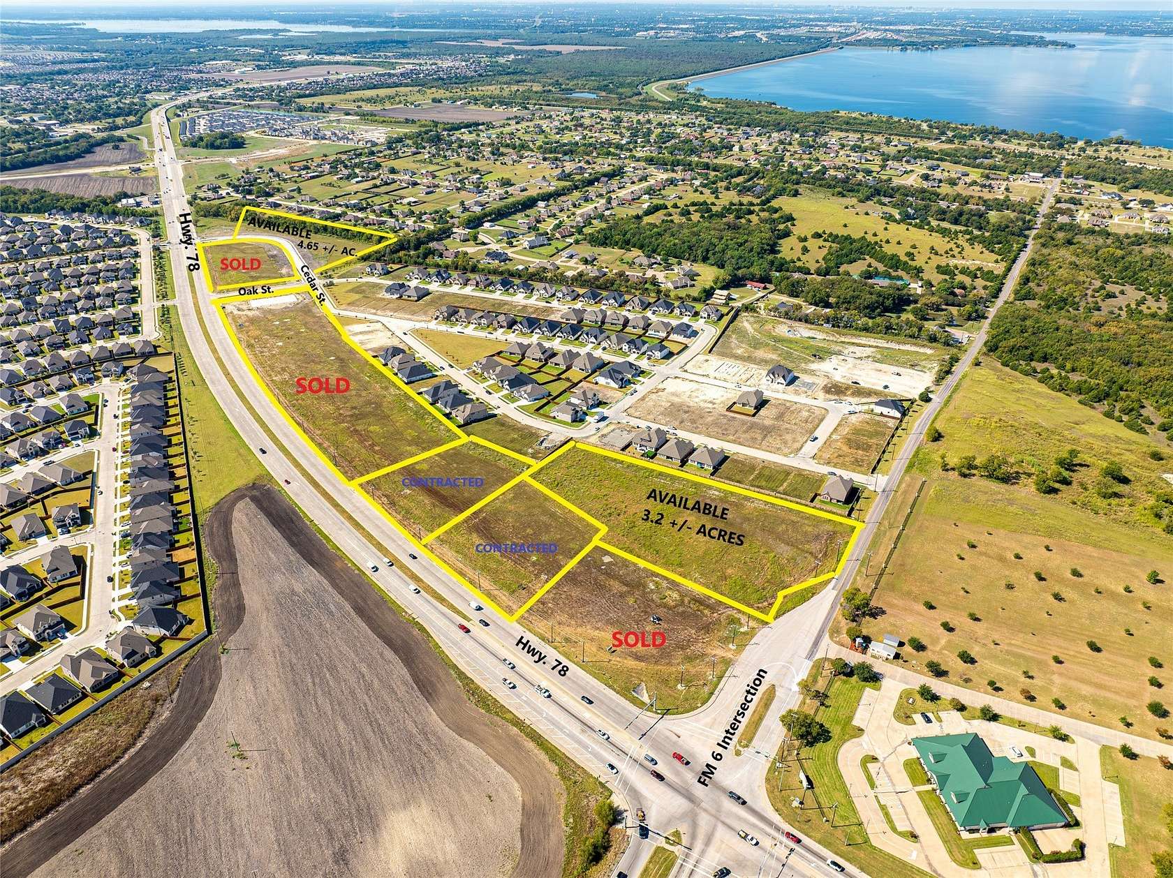 3.2 Acres of Mixed-Use Land for Sale in Lavon, Texas