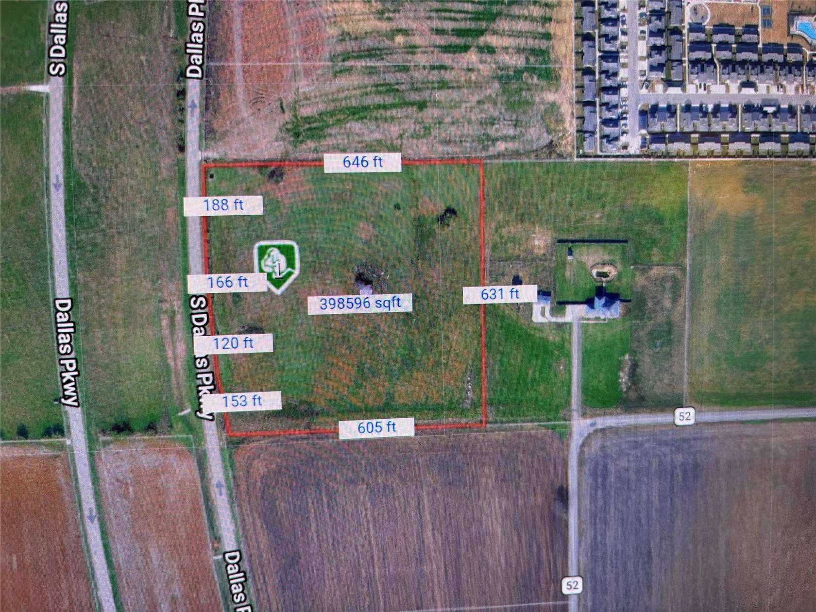 9.26 Acres of Commercial Land for Sale in Celina, Texas