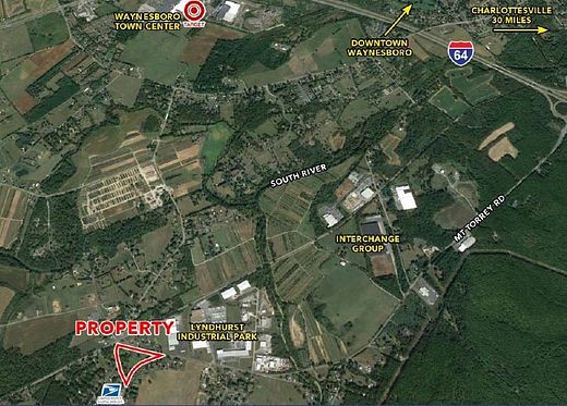 7 Acres of Commercial Land for Sale in Lyndhurst, Virginia