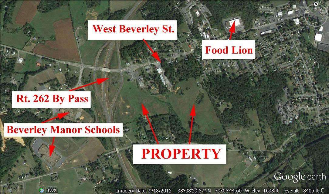 55 Acres of Mixed-Use Land for Sale in Staunton, Virginia