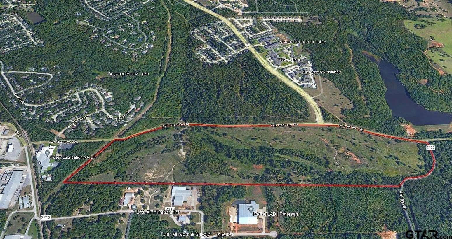 133 Acres of Land for Sale in Tyler, Texas
