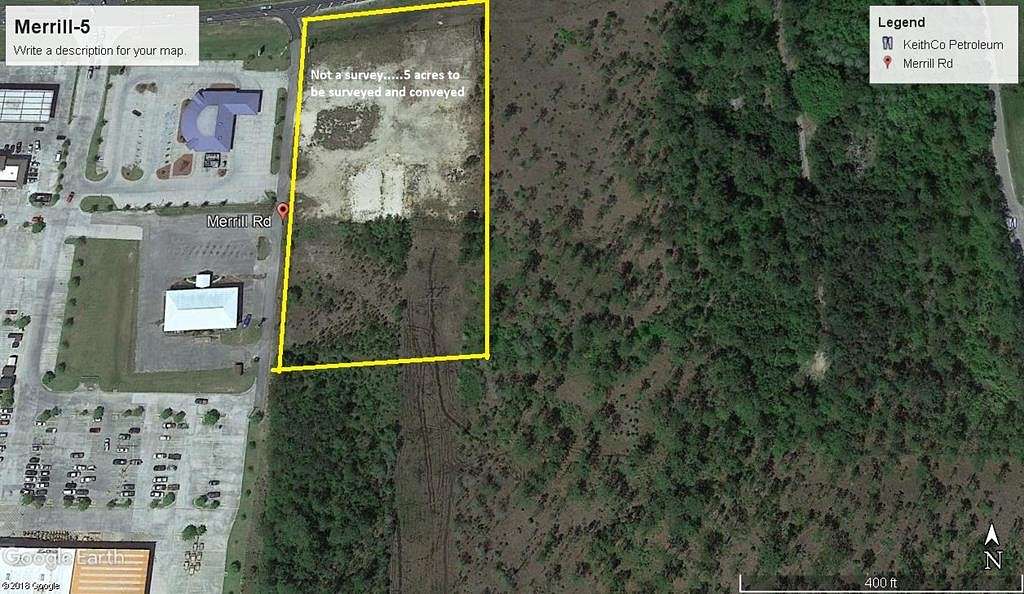 5 Acres of Commercial Land for Sale in Picayune, Mississippi