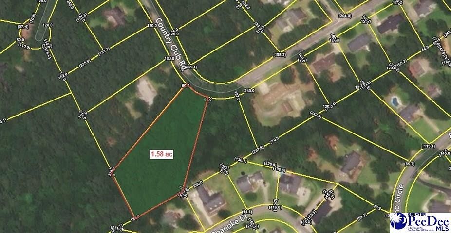 1.6 Acres of Residential Land for Sale in Darlington, South Carolina