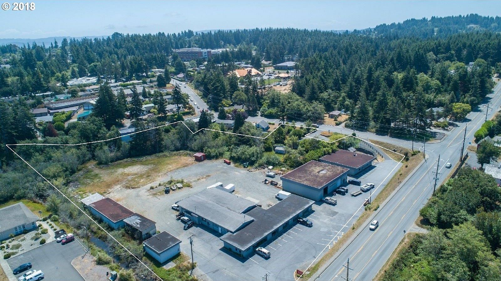 4.5 Acres of Improved Commercial Land for Sale in Coos Bay, Oregon