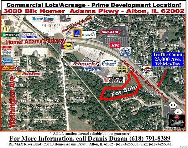 2.7 Acres of Commercial Land for Sale in Alton, Illinois