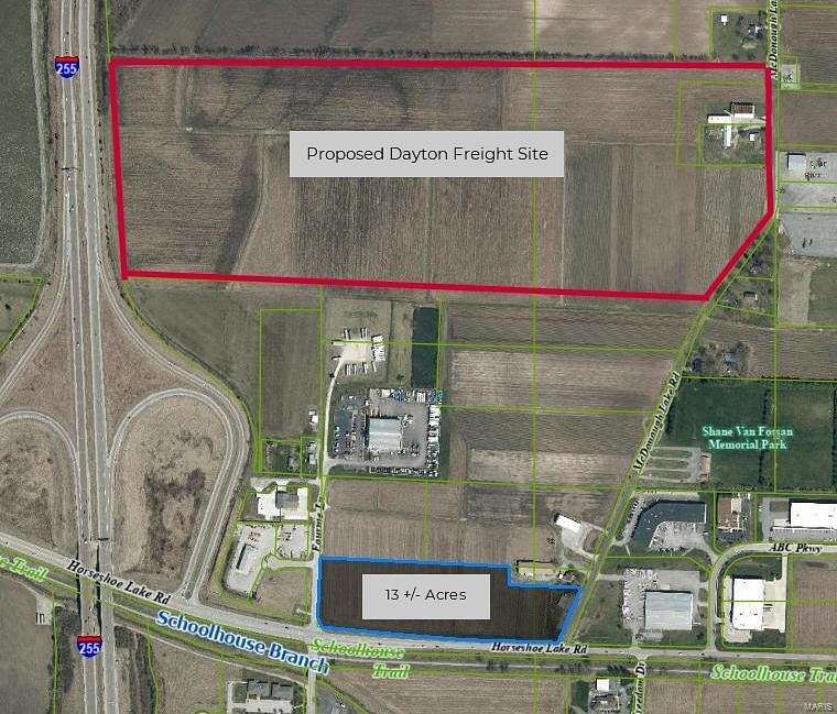 13 Acres of Commercial Land for Sale in Collinsville, Illinois