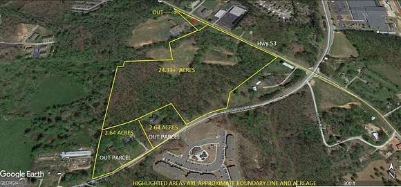 24.3 Acres of Land for Sale in Dawsonville, Georgia