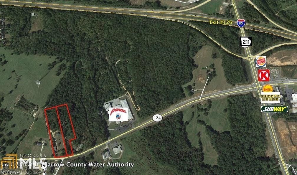 7.6 Acres of Commercial Land for Sale in Hoschton, Georgia