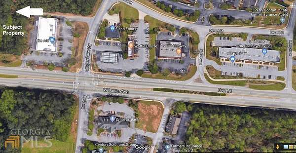 7.5 Acres of Improved Commercial Land for Sale in Fayetteville, Georgia