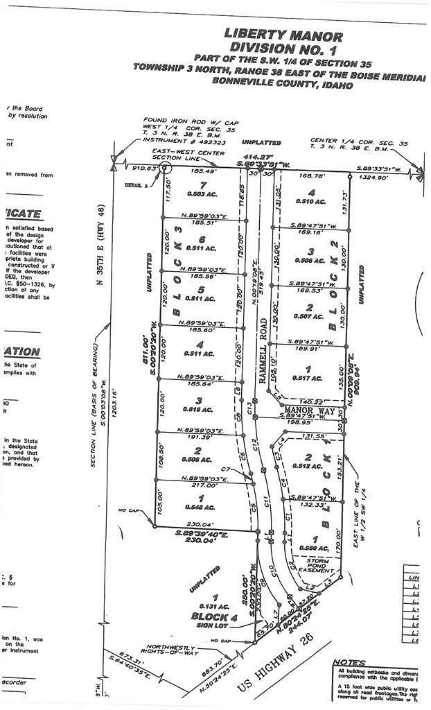 0.5 Acres of Commercial Land for Sale in Idaho Falls, Idaho