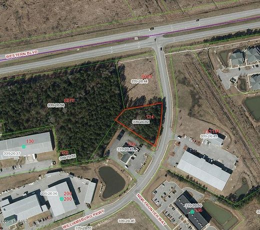 0.8 Acres of Commercial Land for Lease in Jacksonville, North Carolina