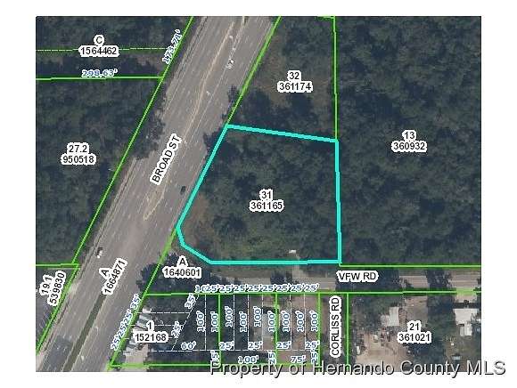 1.3 Acres of Commercial Land for Sale in Brooksville, Florida