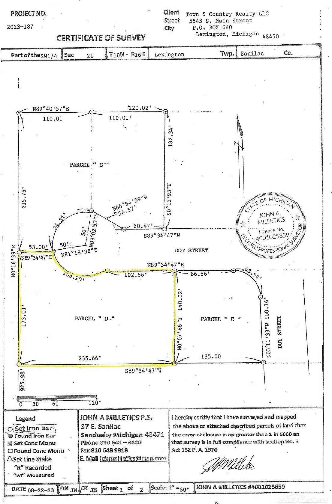 0.8 Acres of Residential Land for Sale in Croswell, Michigan