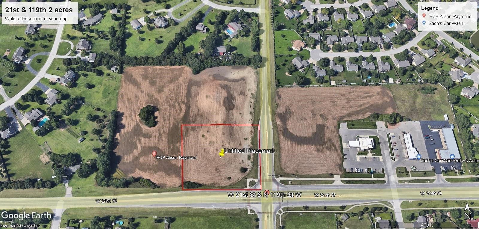 2 Acres of Commercial Land for Sale in Wichita, Kansas