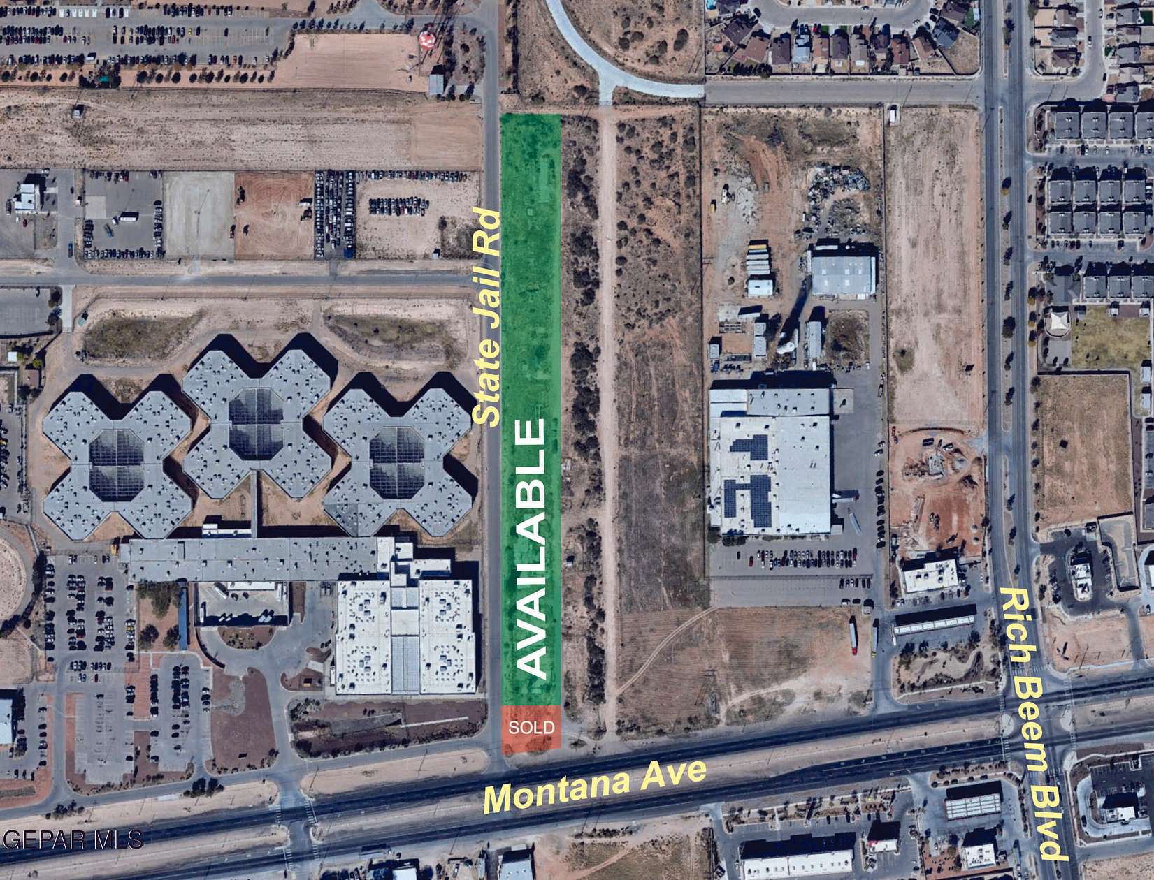 3.9 Acres of Commercial Land for Sale in El Paso, Texas