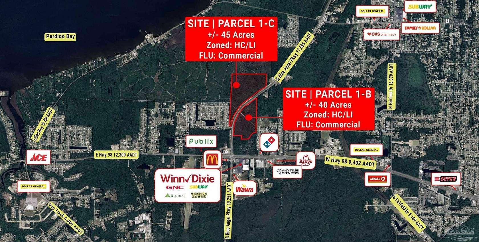 85 Acres of Land for Sale in Pensacola, Florida