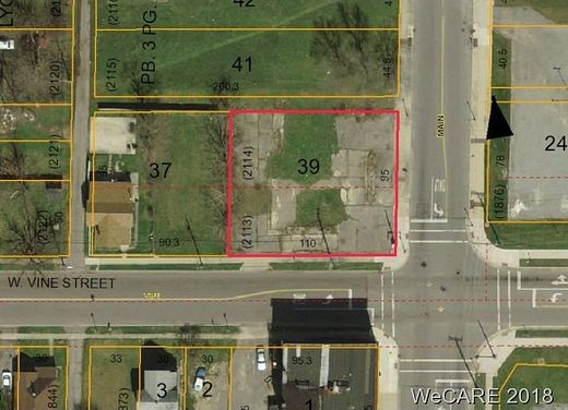 0.24 Acres of Commercial Land for Sale in Lima, Ohio
