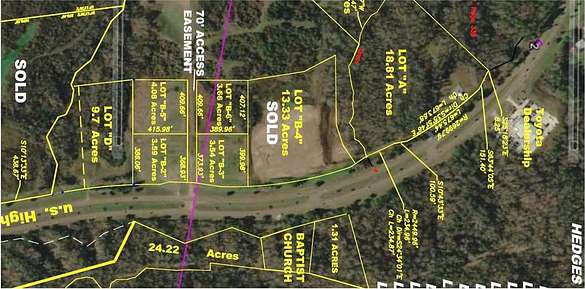 4.1 Acres of Commercial Land for Sale in Natchez, Mississippi
