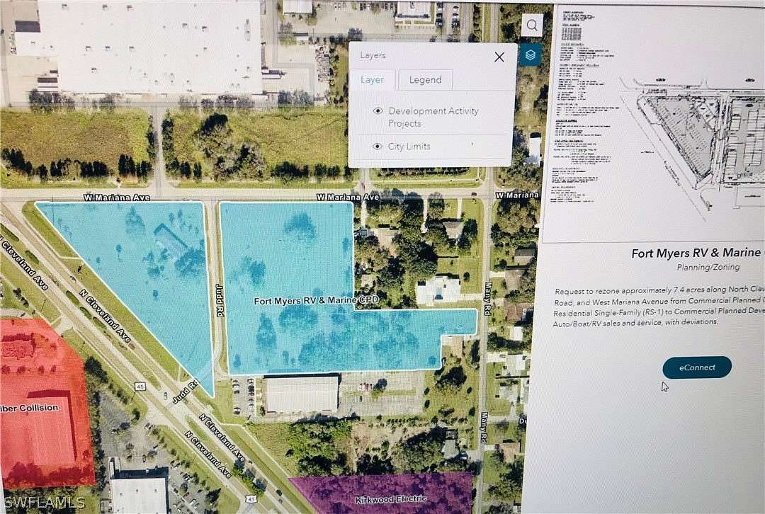 7.5 Acres of Commercial Land for Sale in North Fort Myers, Florida