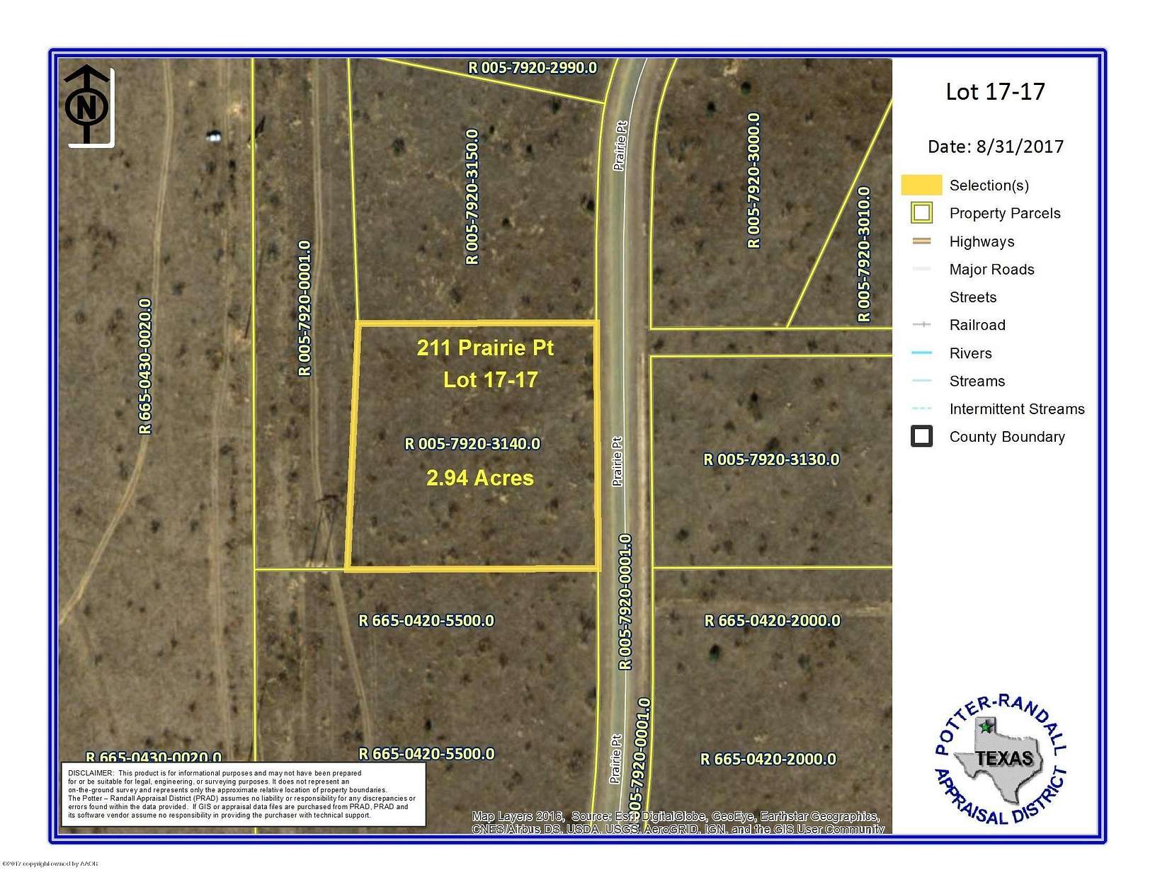 3 Acres of Land for Sale in Canyon, Texas