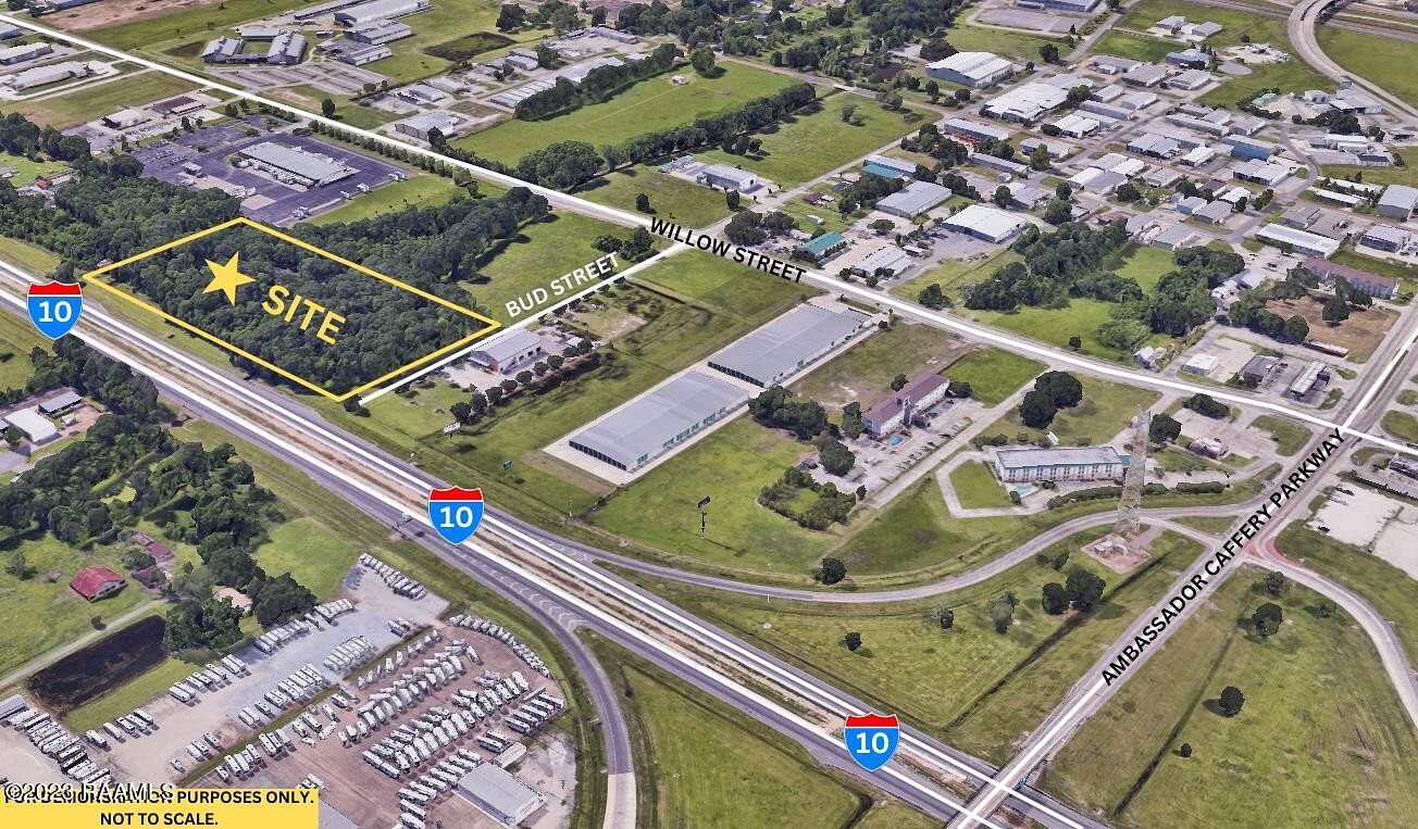 11.3 Acres of Commercial Land for Sale in Lafayette, Louisiana