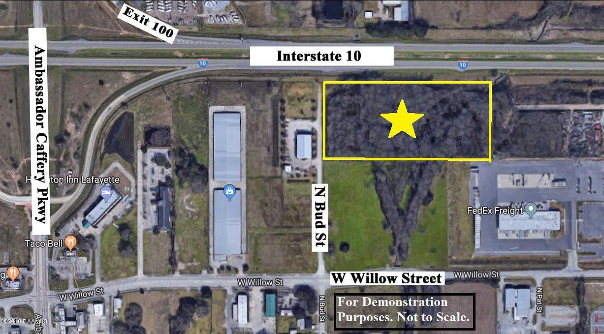 11.3 Acres of Commercial Land for Sale in Lafayette, Louisiana