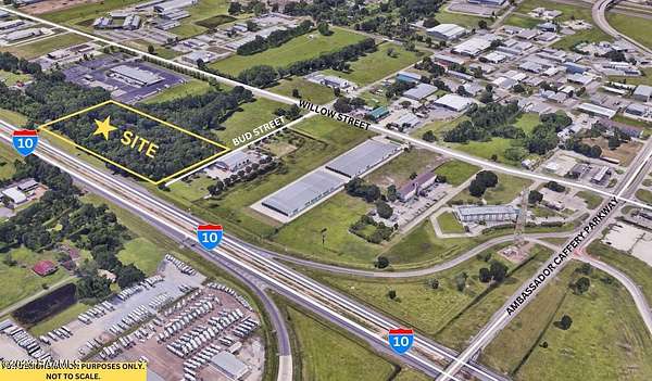 11.3 Acres of Commercial Land for Sale in Lafayette, Louisiana