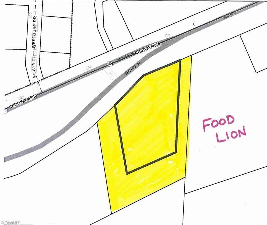 4 Acres of Mixed-Use Land for Sale in Asheboro, North Carolina
