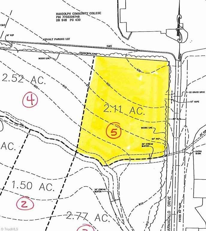2.1 Acres of Residential Land for Sale in Asheboro, North Carolina