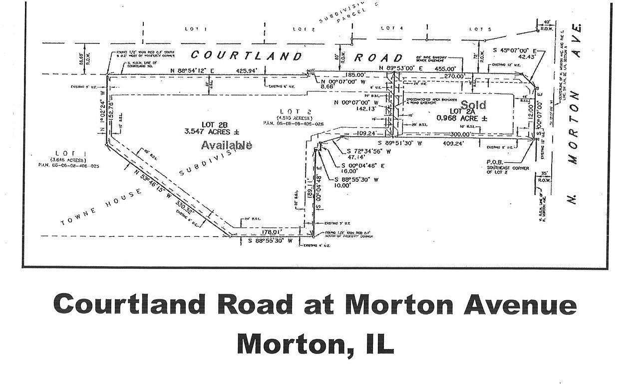 3.55 Acres of Commercial Land for Sale in Morton, Illinois