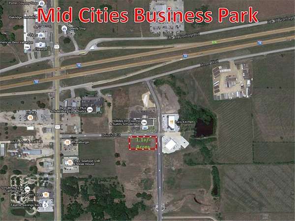 1.1 Acres of Commercial Land for Sale in Schulenburg, Texas