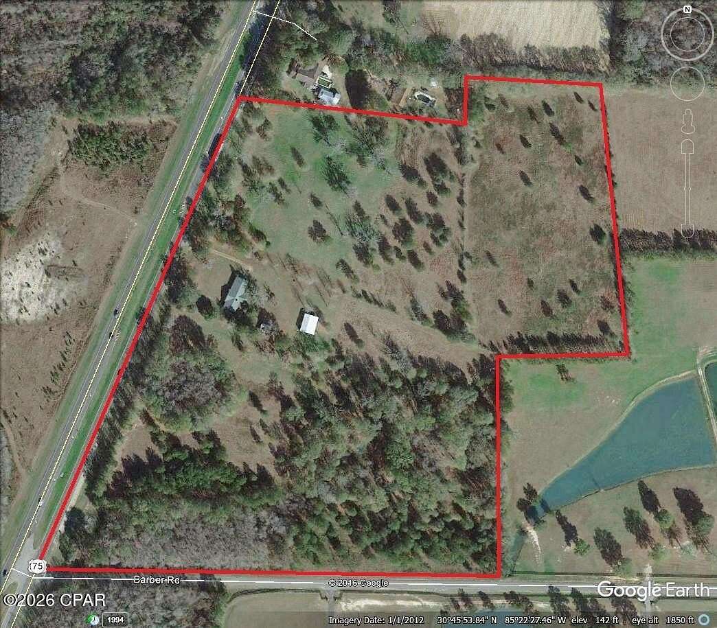 32.9 Acres of Land for Sale in Cottondale, Florida