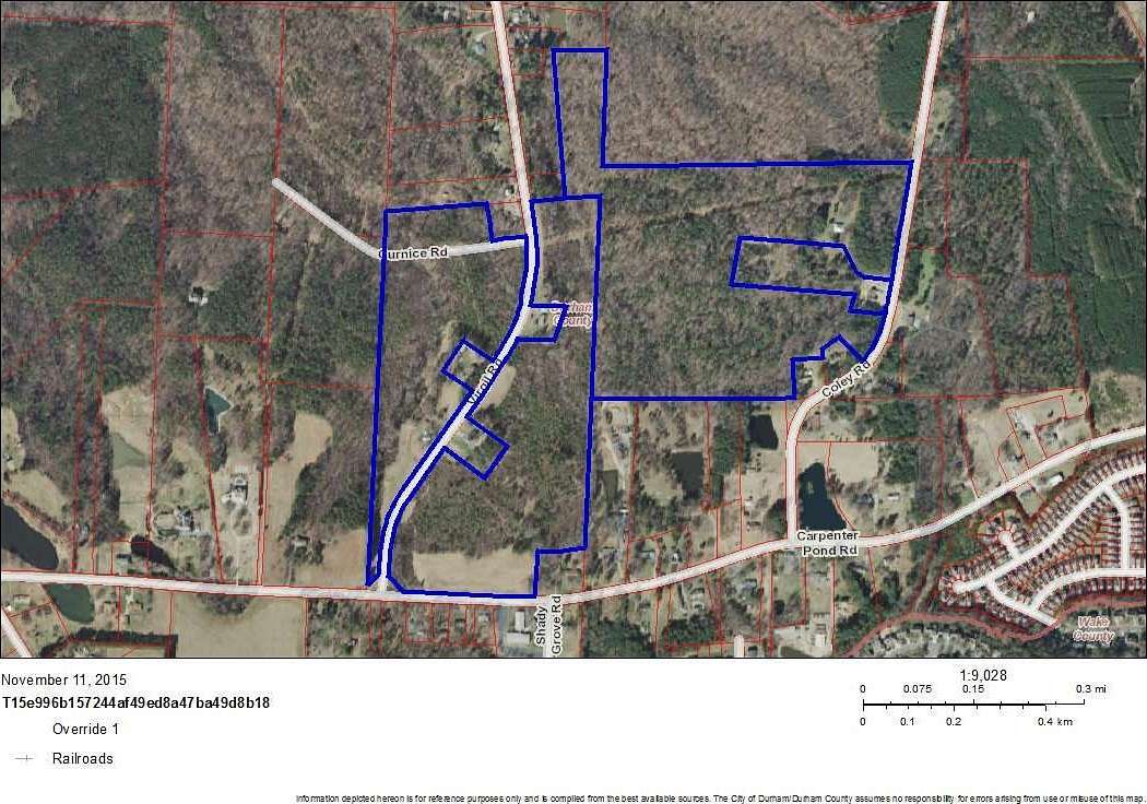 50.3 Acres of Land for Sale in Durham, North Carolina
