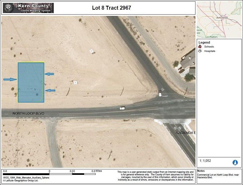 0.22 Acres of Commercial Land for Sale in California City, California