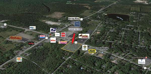 3.85 Acres of Commercial Land for Sale in Blakeslee, Pennsylvania