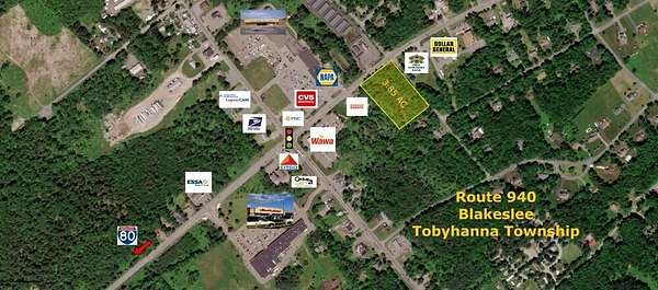 3.85 Acres of Commercial Land for Sale in Blakeslee, Pennsylvania