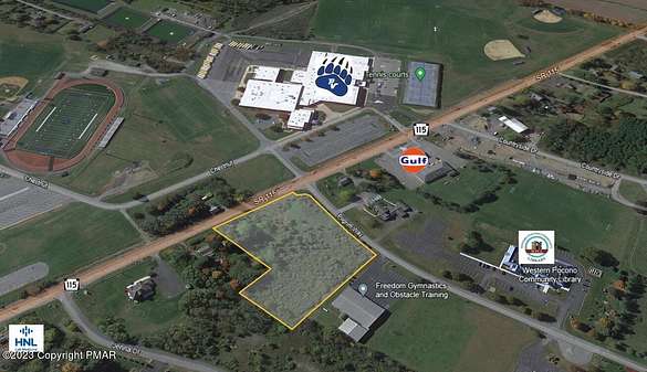 3 Acres of Commercial Land for Sale in Brodheadsville, Pennsylvania