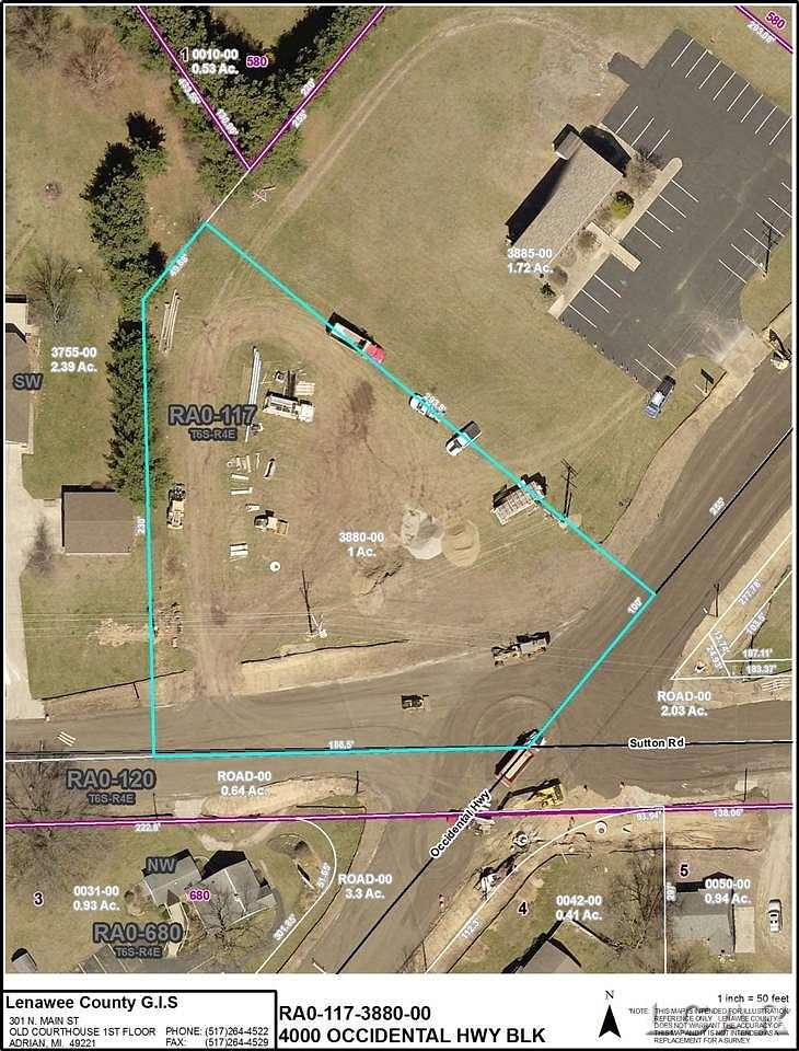 1 Acre of Commercial Land for Sale in Adrian, Michigan