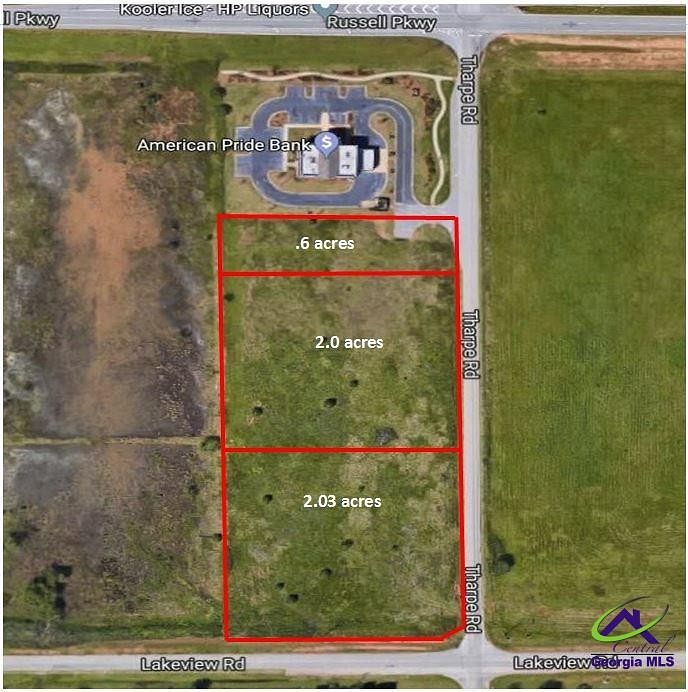 0.6 Acres of Commercial Land for Sale in Warner Robins, Georgia