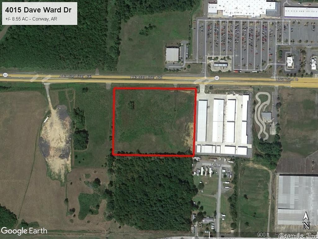 8.6 Acres of Commercial Land for Sale in Conway, Arkansas