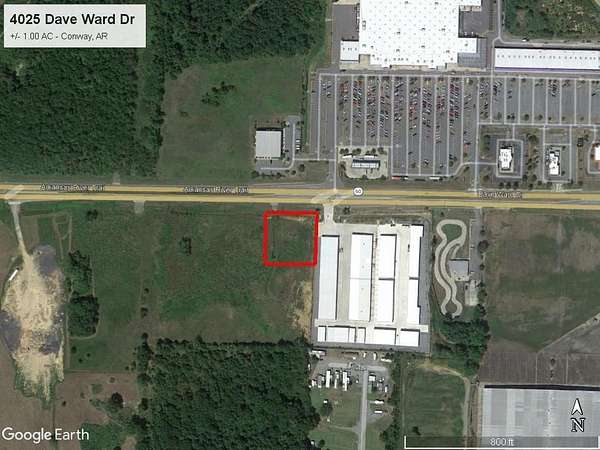 1 Acre of Commercial Land for Sale in Conway, Arkansas