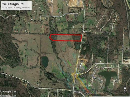 10 Acres of Commercial Land for Sale in Conway, Arkansas